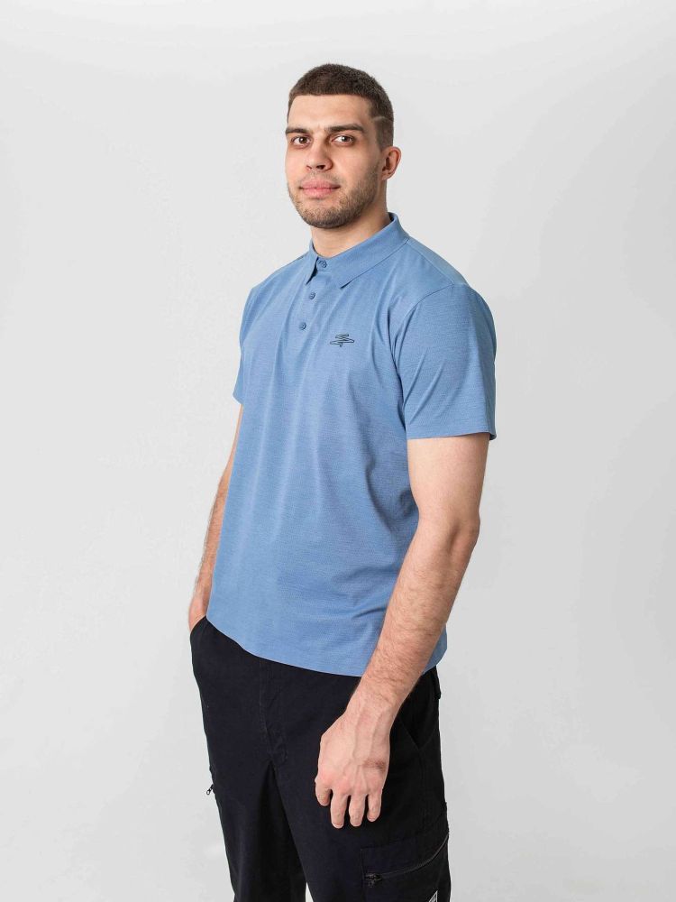 Мужская футболка-поло Remington Polo Comfort Blue — свежий стиль и комфорт в любую погоду